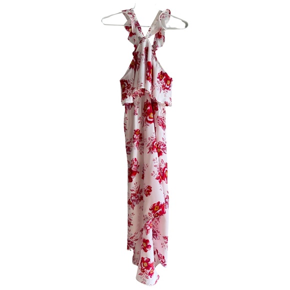 Tularosa Santorini Midi Dress in Fuchsia Bloom Size XS - Picture 3 of 11